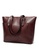Twenty Eight Shoes brown Vintage Faux Leather Tote Bag DP168 2CE0CAC567060DGS_2