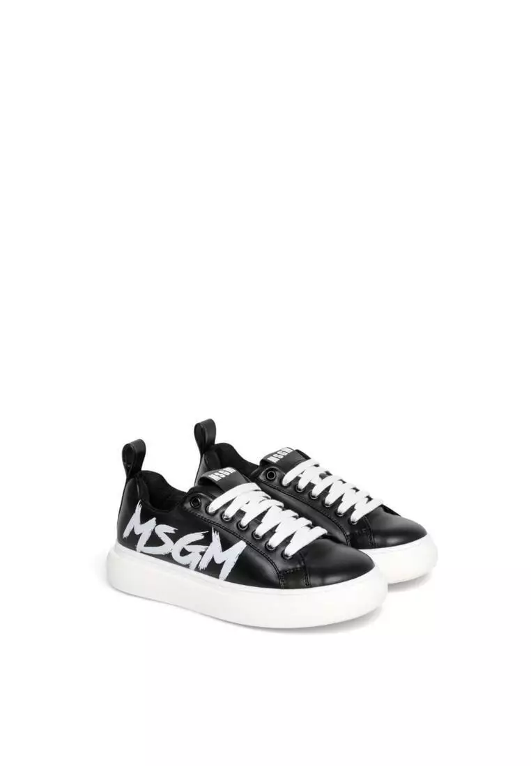 Buy Msgm Synthetic Leather Sneakers 2026 Online | ZALORA