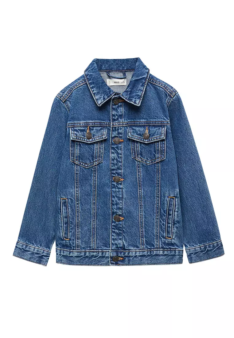 Buy MANGO KIDS Denim Jacket Online ZALORA Malaysia