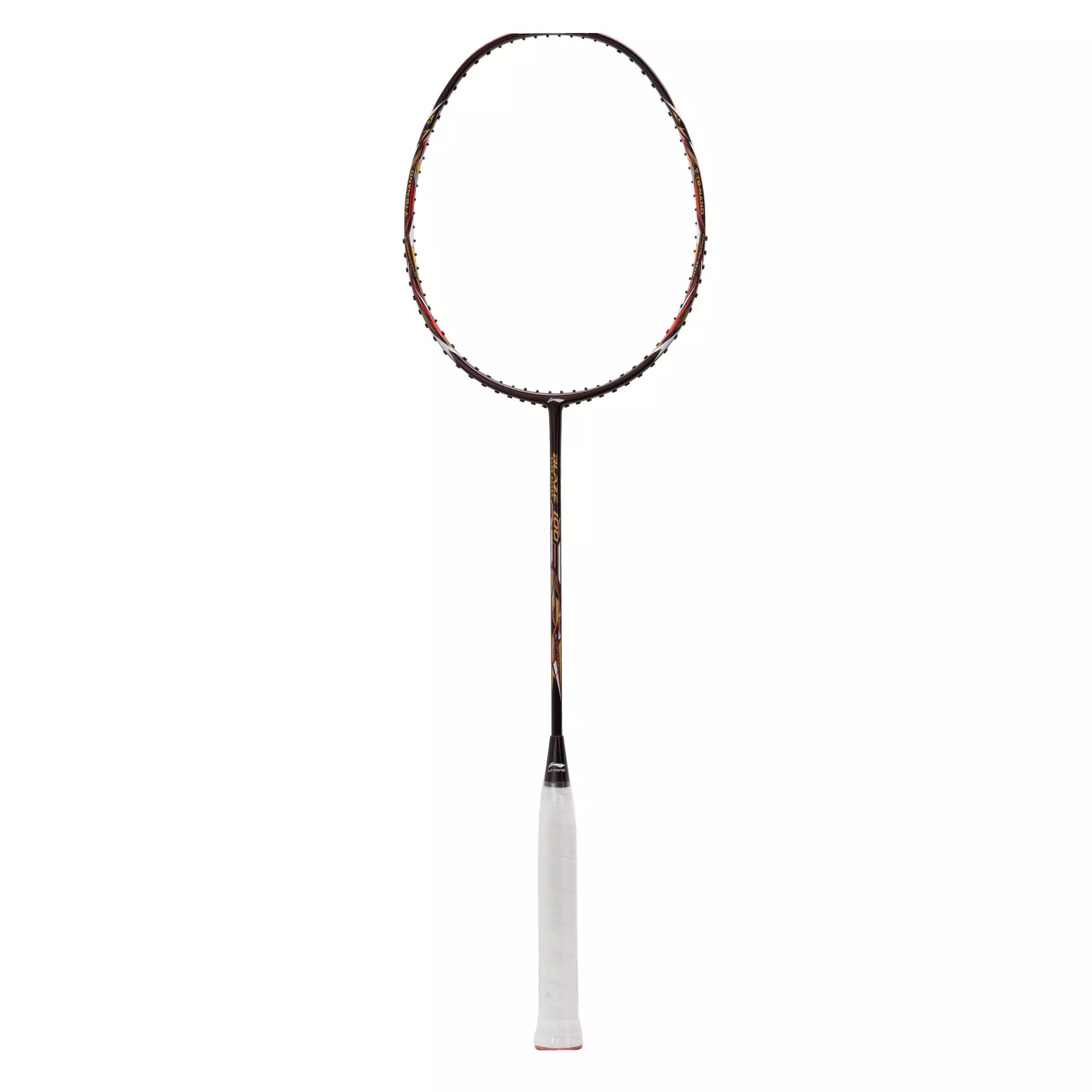 Li-Ning Badminton Racket Blaze 100 84 Grams - Merlot/Gold/Red
