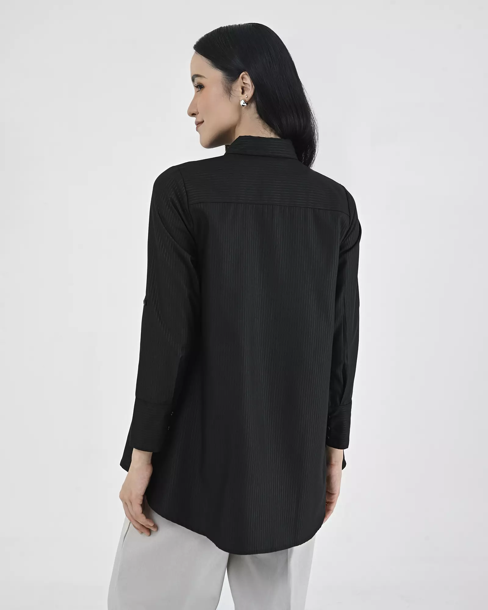 Geulis.id ARIANA TOP - Stripesblack