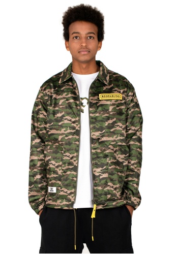 Buy Reoparudo Rpd Camo Magic Sticker Badge Coach Jacket Army Green Zalora Hk
