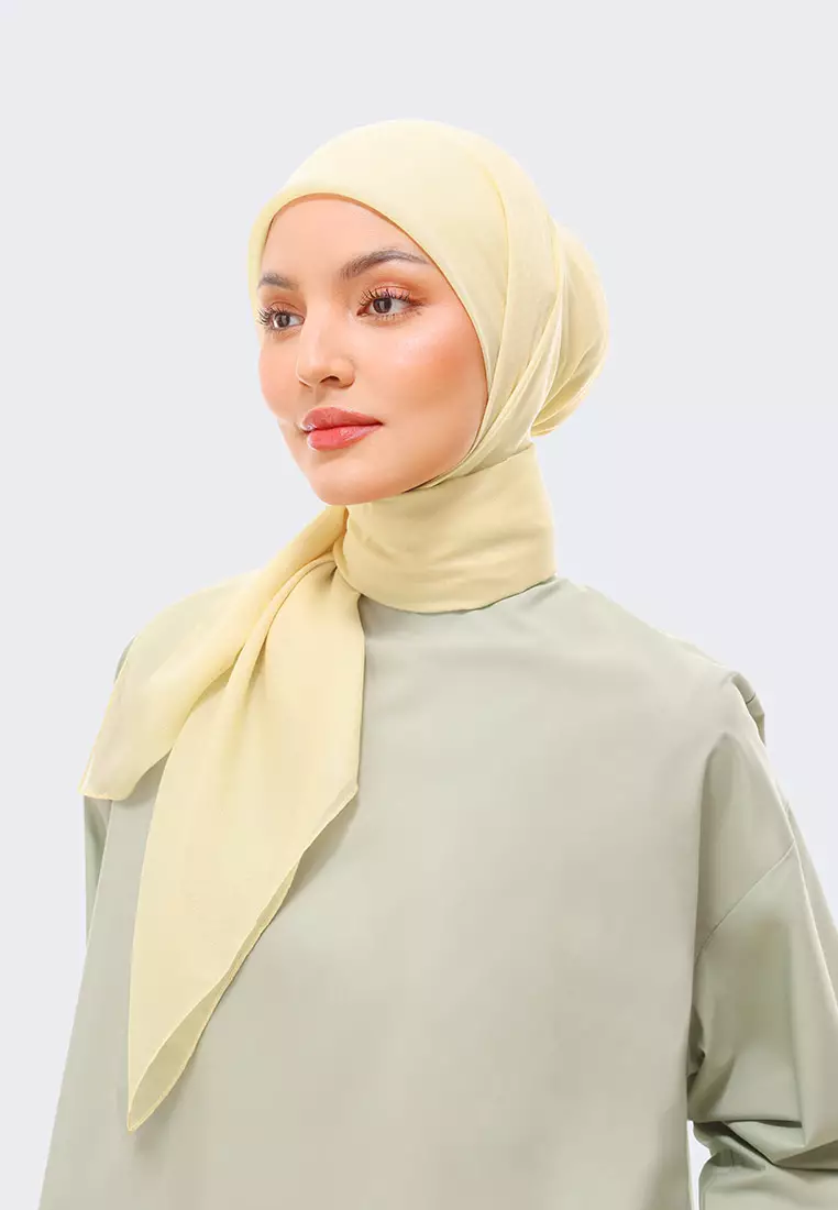 RiaMiranda Soft Yellow Rarina Scarf
