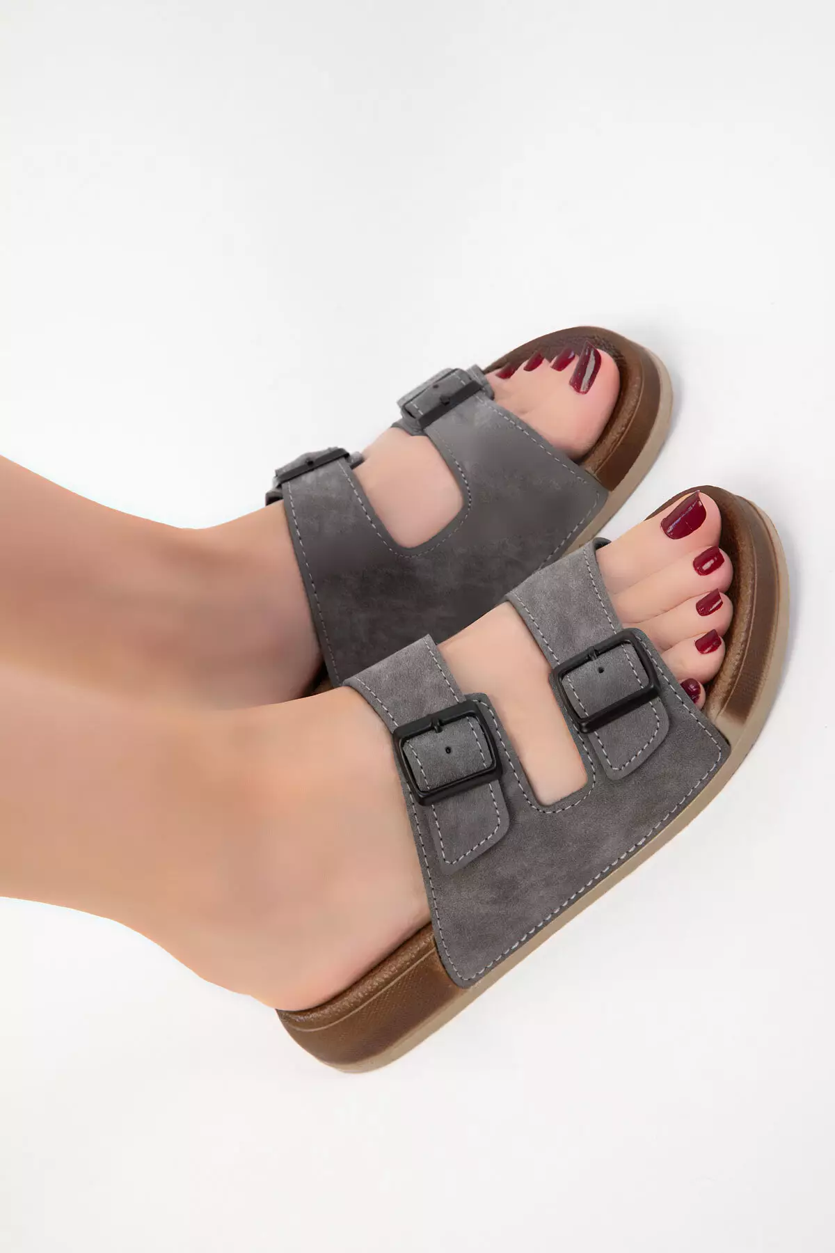 Gray Unisex Slippers 20723