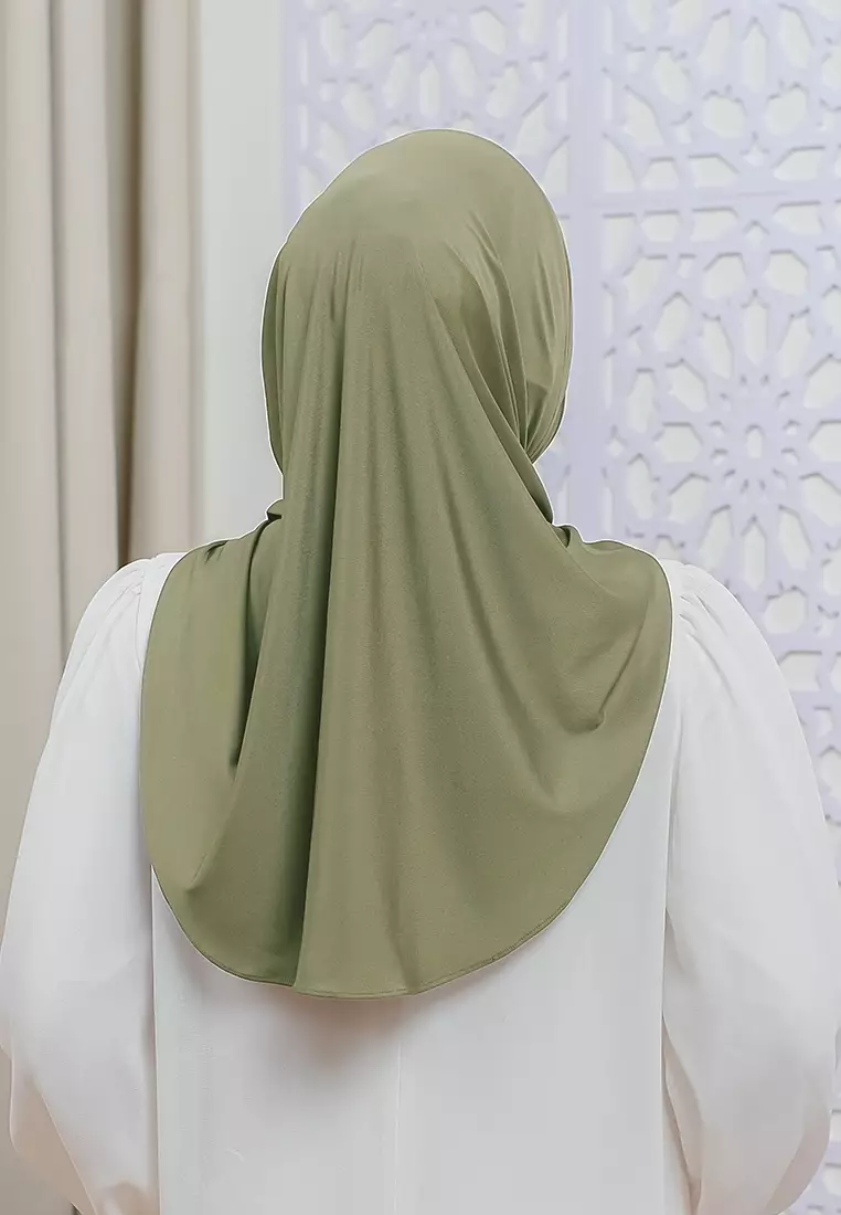 HIJAB INSTAN LUNA - OLIVE