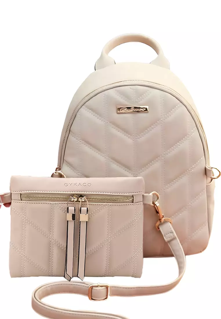 GYKACO TAKA Black - Tas Ransel Wanita - Fashion Backpack (IMPORT)