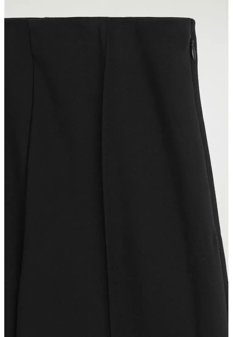 JERSEY WIDE-LEG TROUSERS