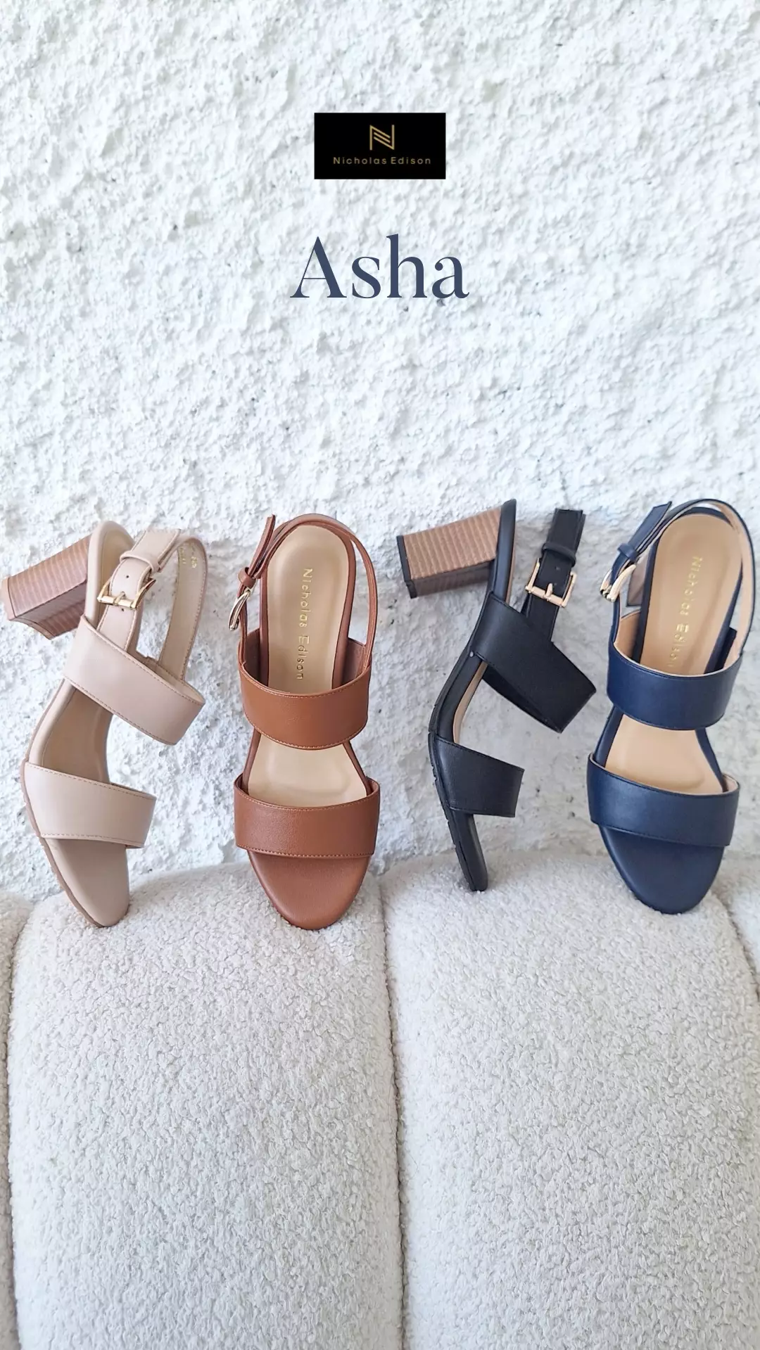 Nicholas Edison Heel Asha Brown