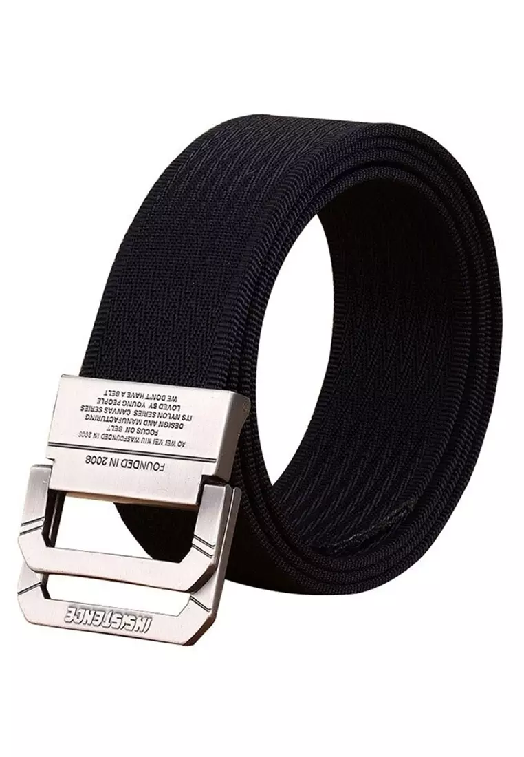 Gesper Tali Ikat Pinggang Fashion Pria Material Nylon ORIGINAL