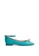 House of Avenues green Ladies Ankle Strap Flat  Pump Shoes With Pearl Decoration 5289 Teal 2D260SH3DD4793GS_1