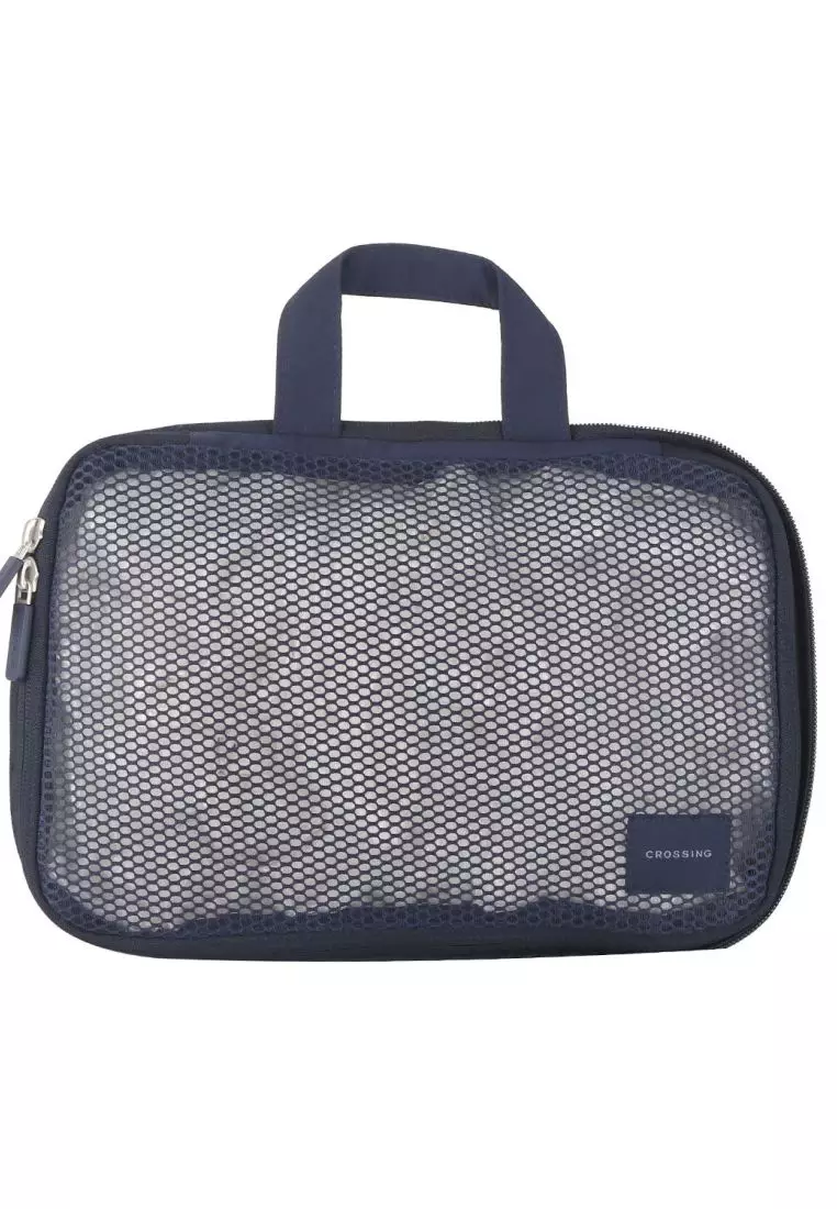 Crossing Waterproof Ripstop Nylon Compression Packing Cube Set (2-Piece Set) - Navy