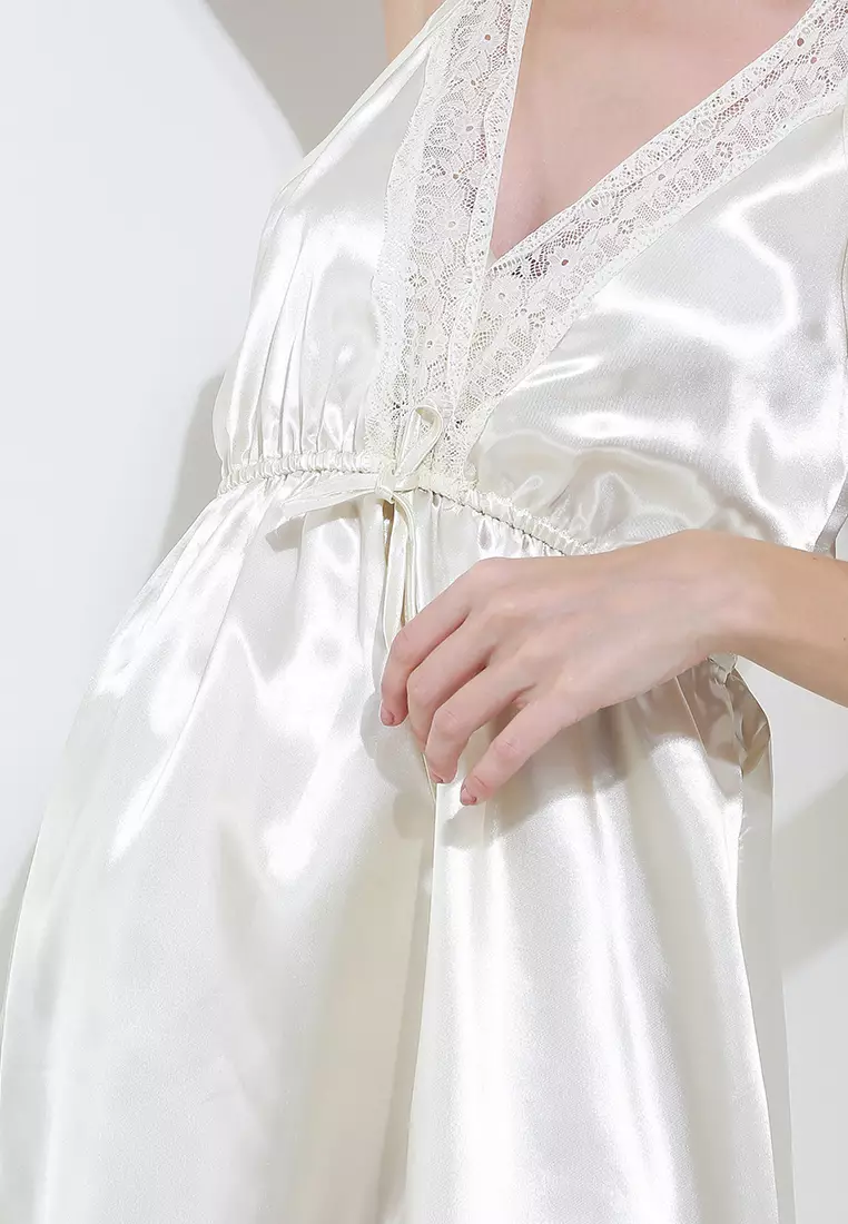 Kimono Satin Silk Set Daster Tanktop Sleepwear