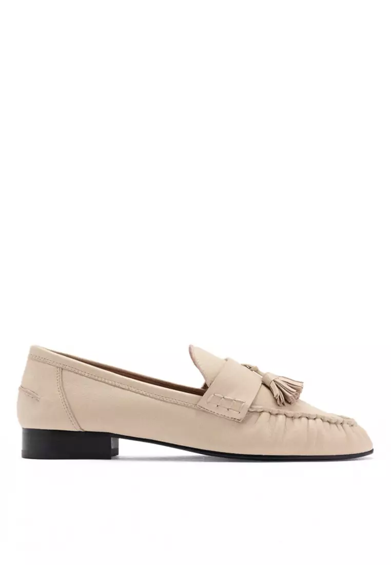 Discount on Mango  shoes - SKU: Leather Moccasins With Tassels