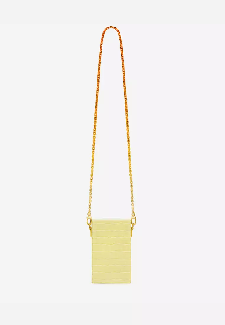 JW Pei Lola Chain Phone Case - Light Yellow