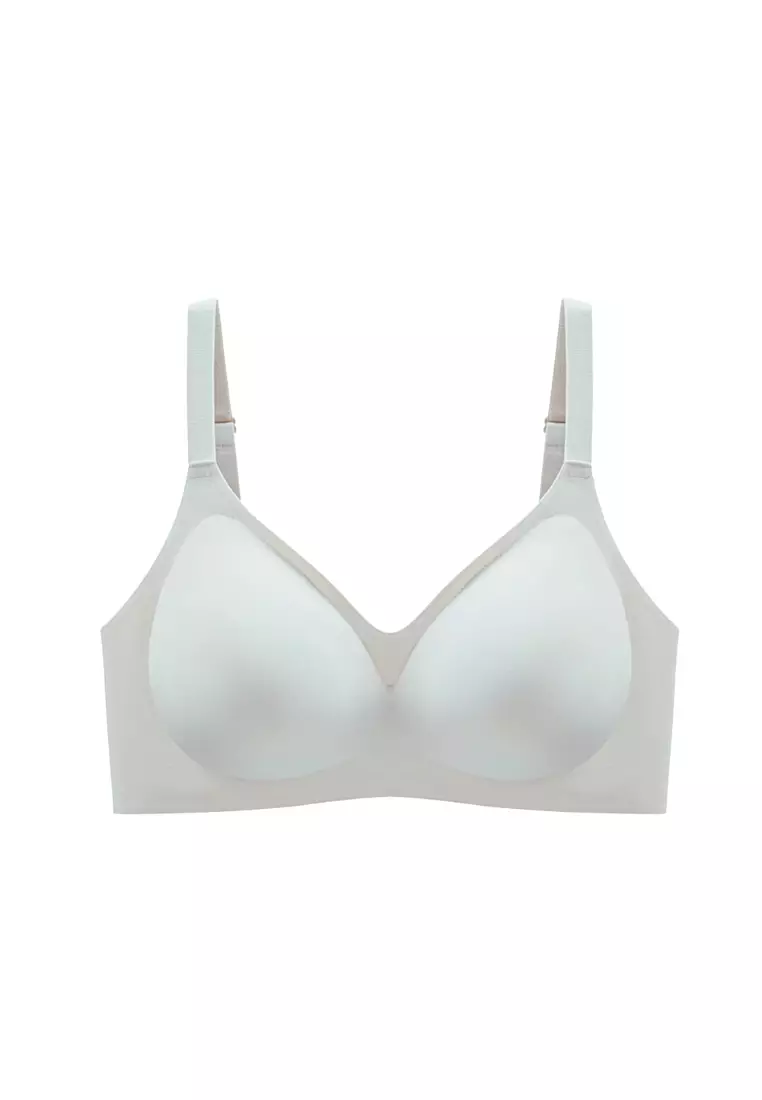 Nadia Seamless Wireless Bra in Grey
