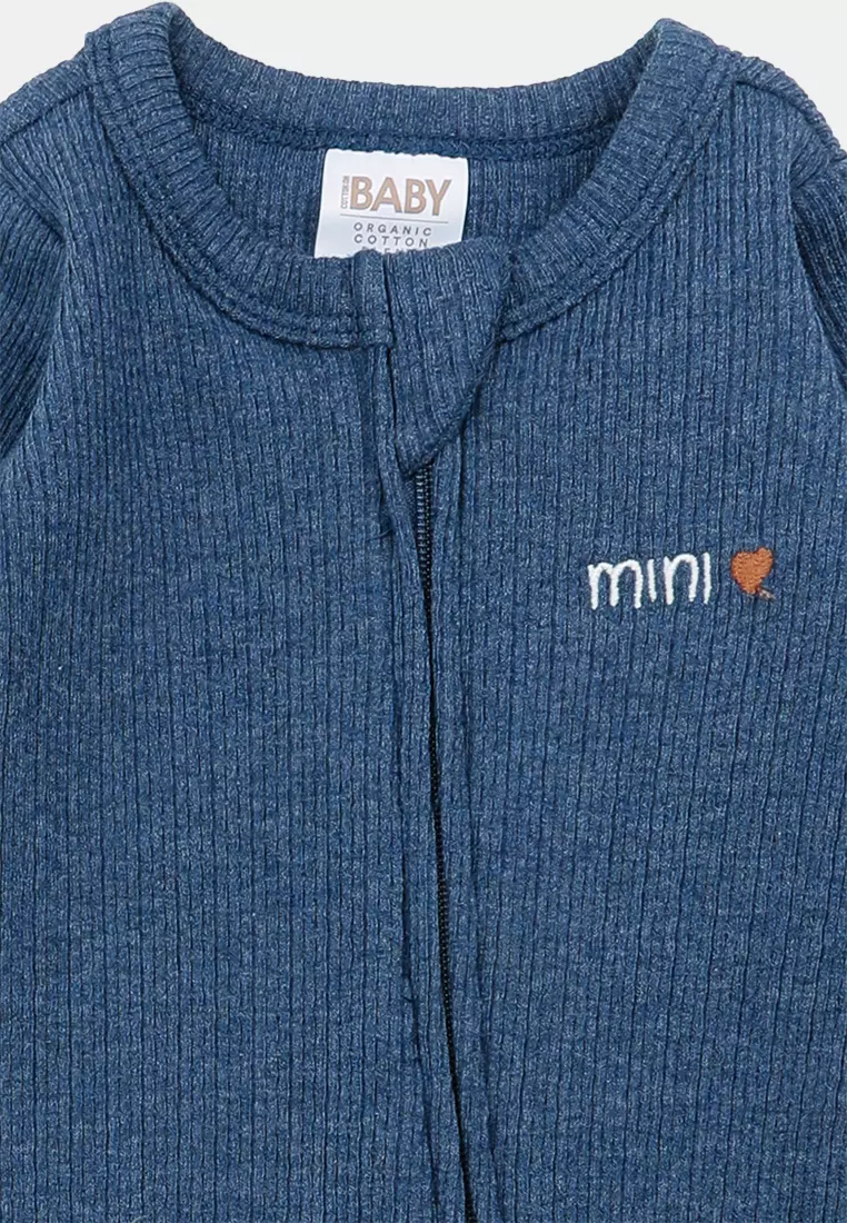 Littlie Long Sleeves Zip Romper