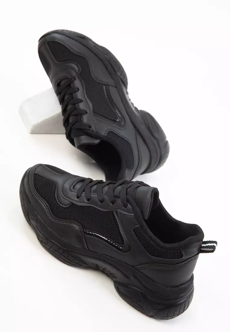 Black-Black Women's Sneaker 20610