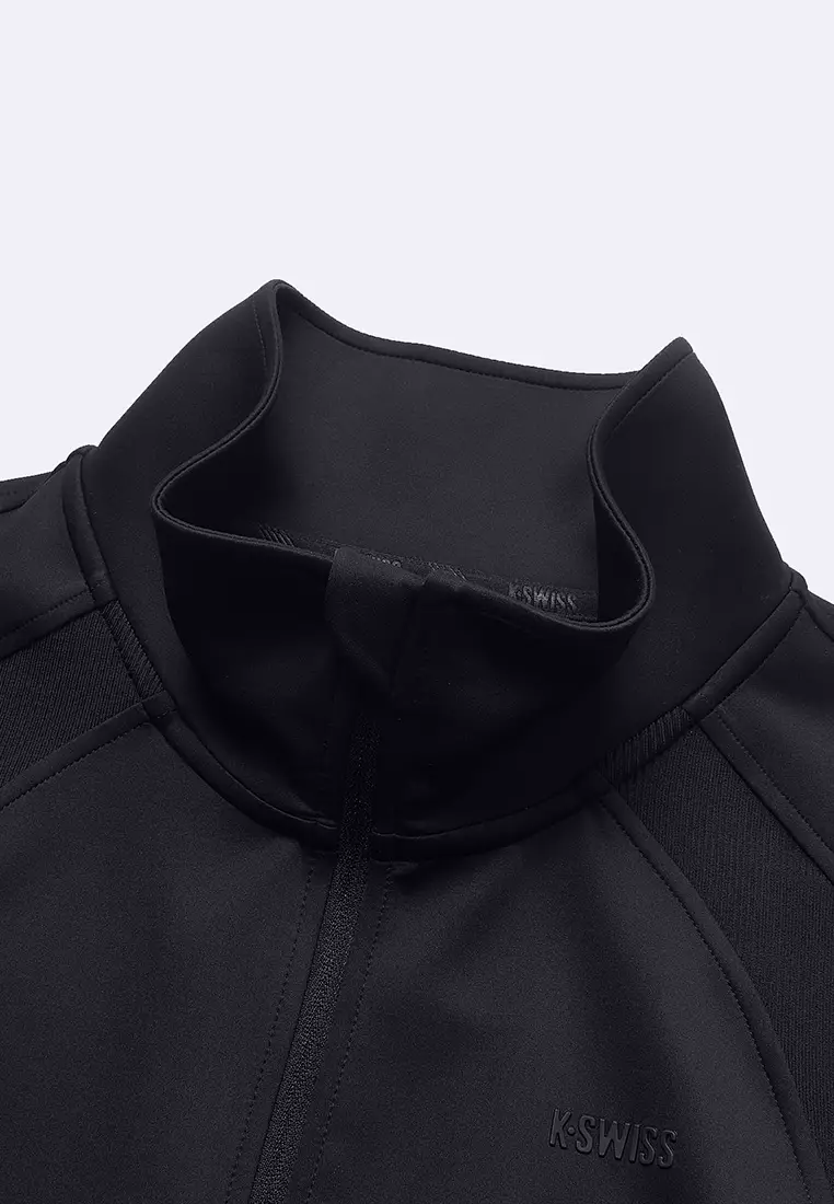 WOMEN'S K-SWISS LOGO STAND COLLAR JACKET