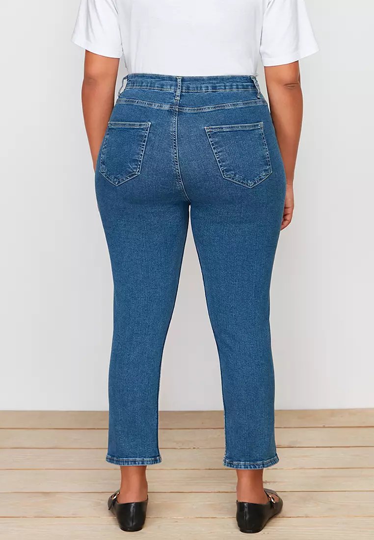 Stretchy High Waist Skinny Jeans