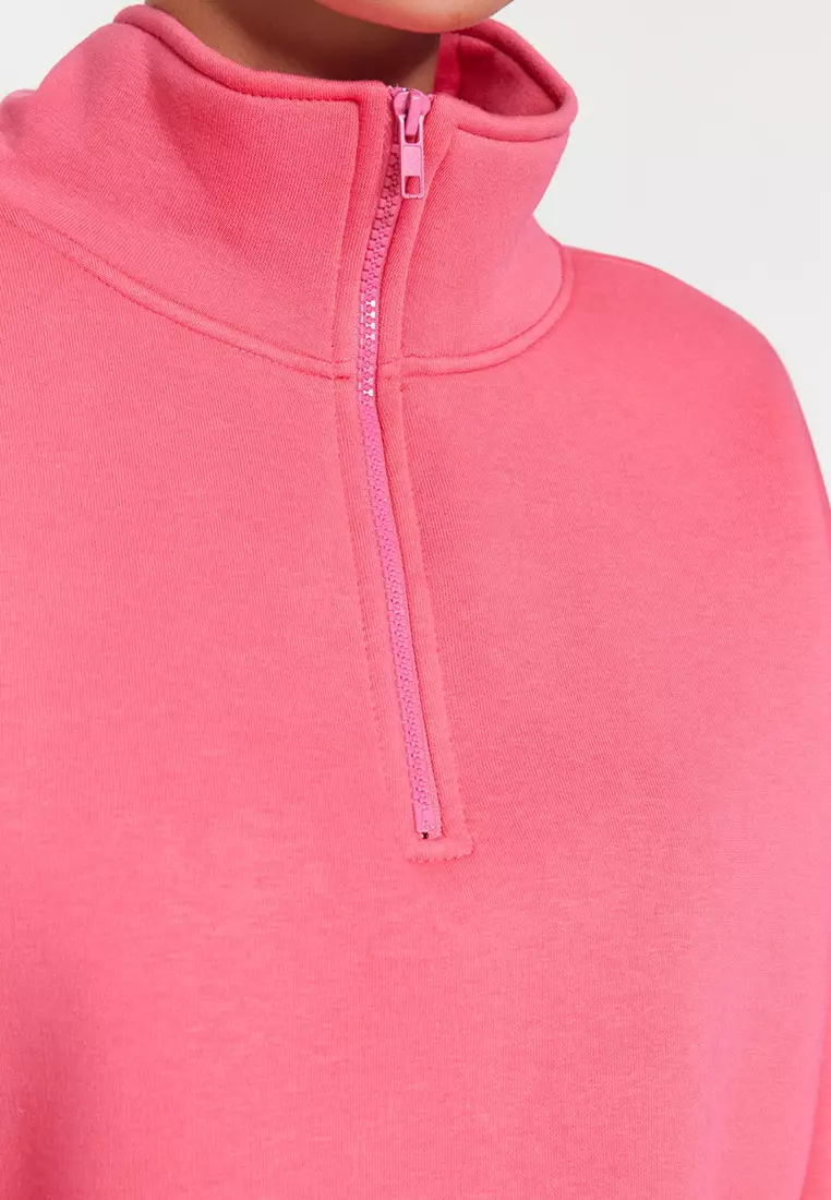 Buy Trendyol Half- Zip Sweatshirt 2025 Online ZALORA Philippines - Main Image