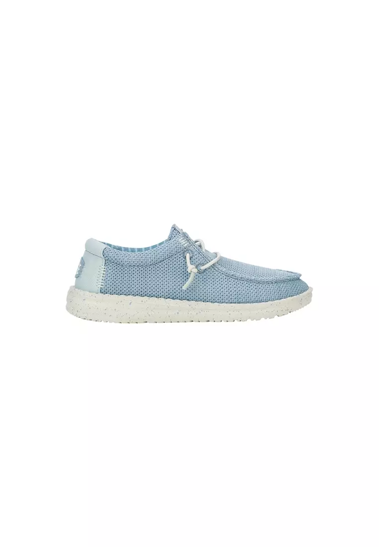 Discount on HeyDude  shoes - SKU: Youth Boys' Wally Stretch Sox in Cloud Blue/Dawn Blue