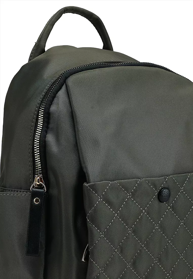Quilted Nylon Backpack
