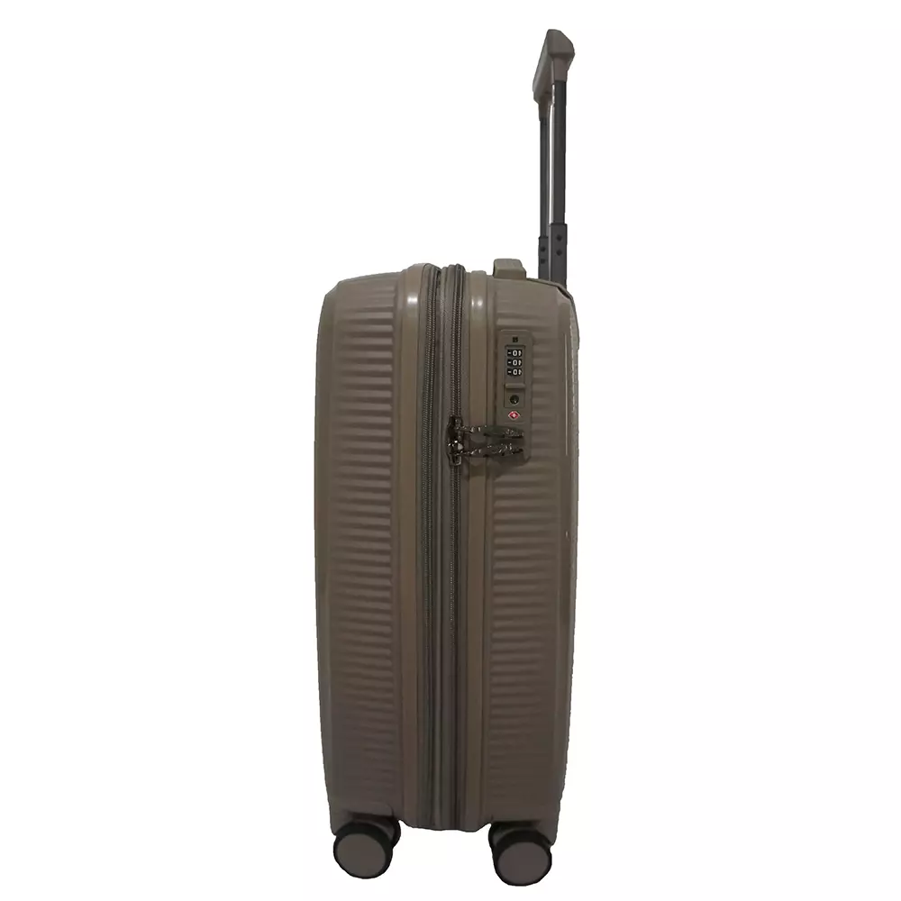 Navy Club Nacio Koper Hardcase - Fiber PP 4 Roda Putar TSA Lock - Size 20 Inch