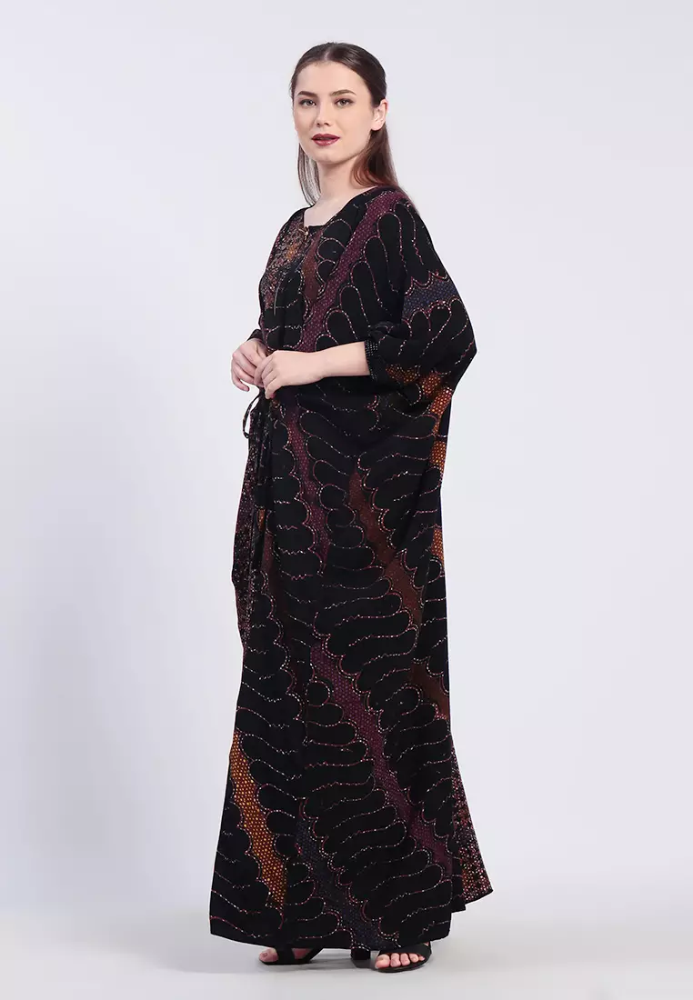 Batik Rizqina - Kaftan Seno Black Spider 4