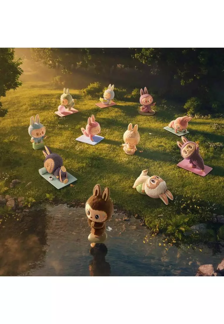 Pop Mart LABUBU The Monster Lazy Yoga Series Figures Blind Box