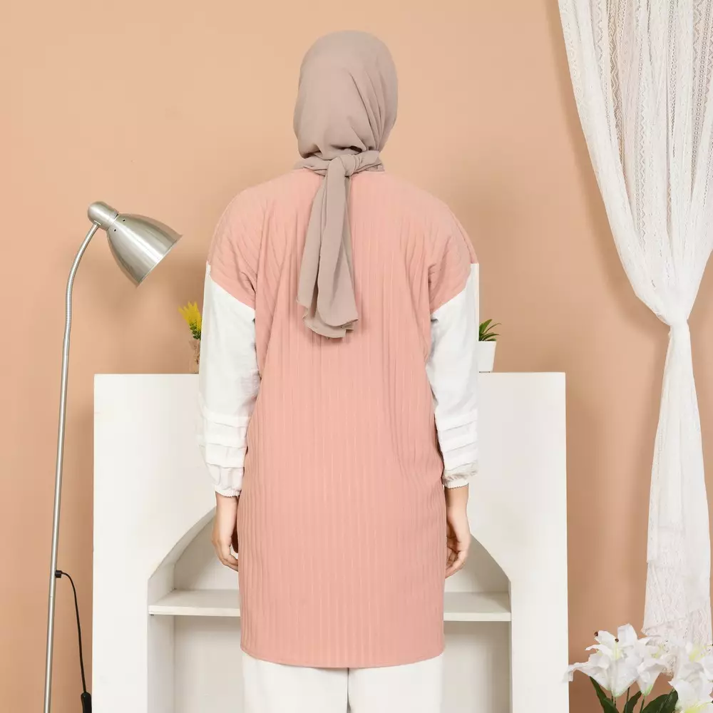 Salsa Tunic Knit - Dusty Pink M19534 R7S4