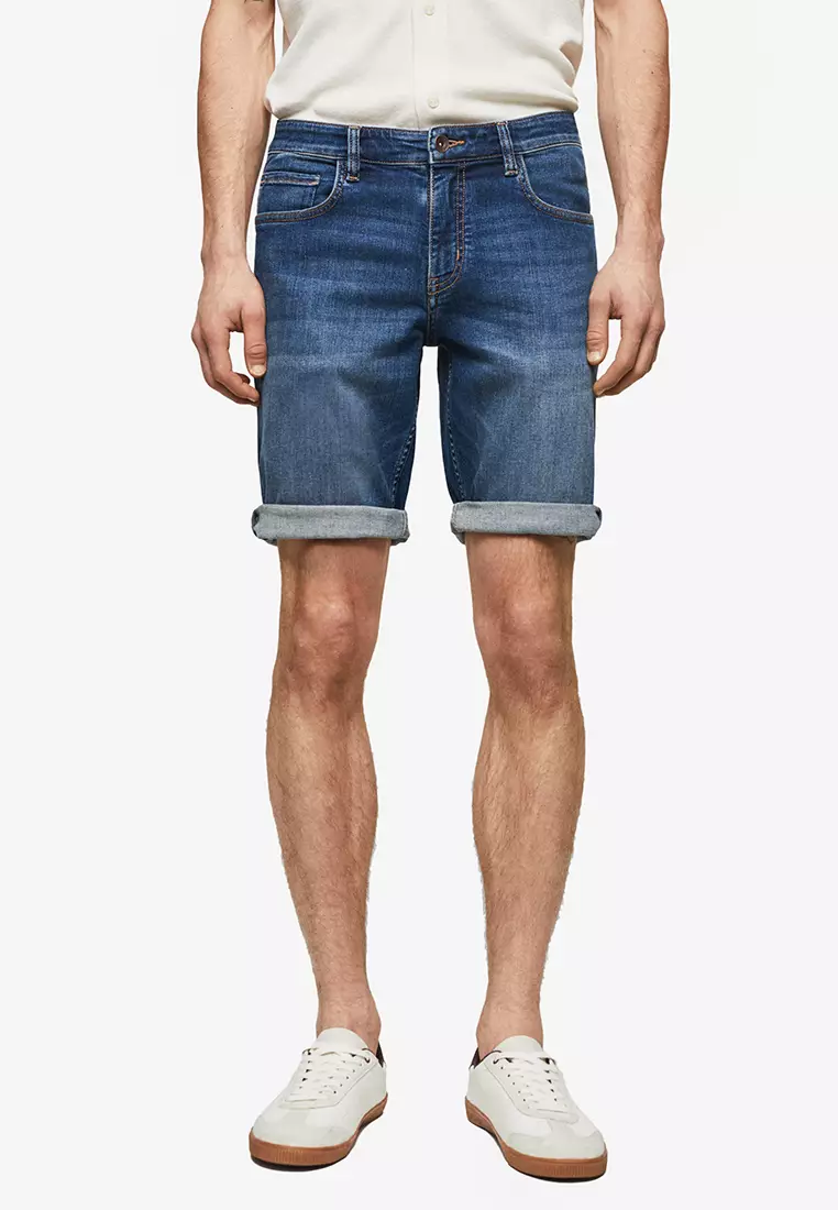 denim bermuda shorts