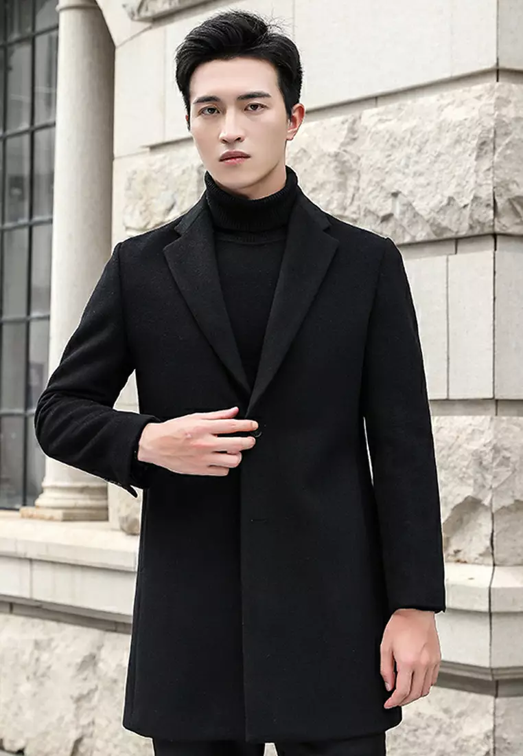 Single-Breasted Striped Wool Blazer 25903