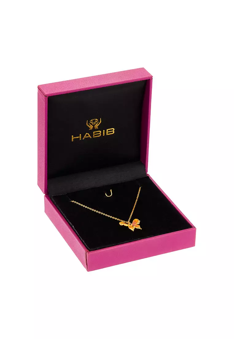HABIB 999/24K Yellow Gold Necklace WWGC1380524