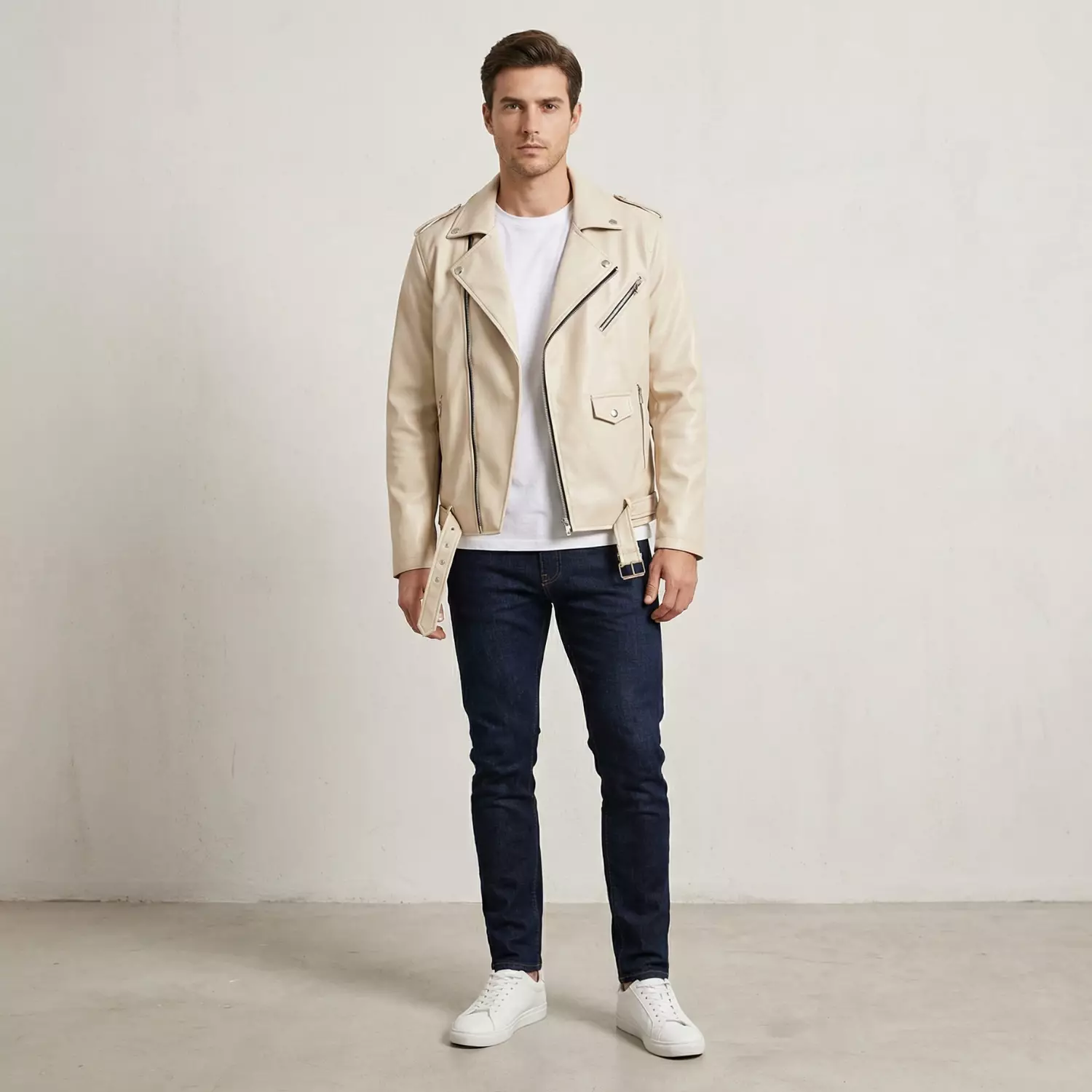 Jaket Kulit Sintetis A480