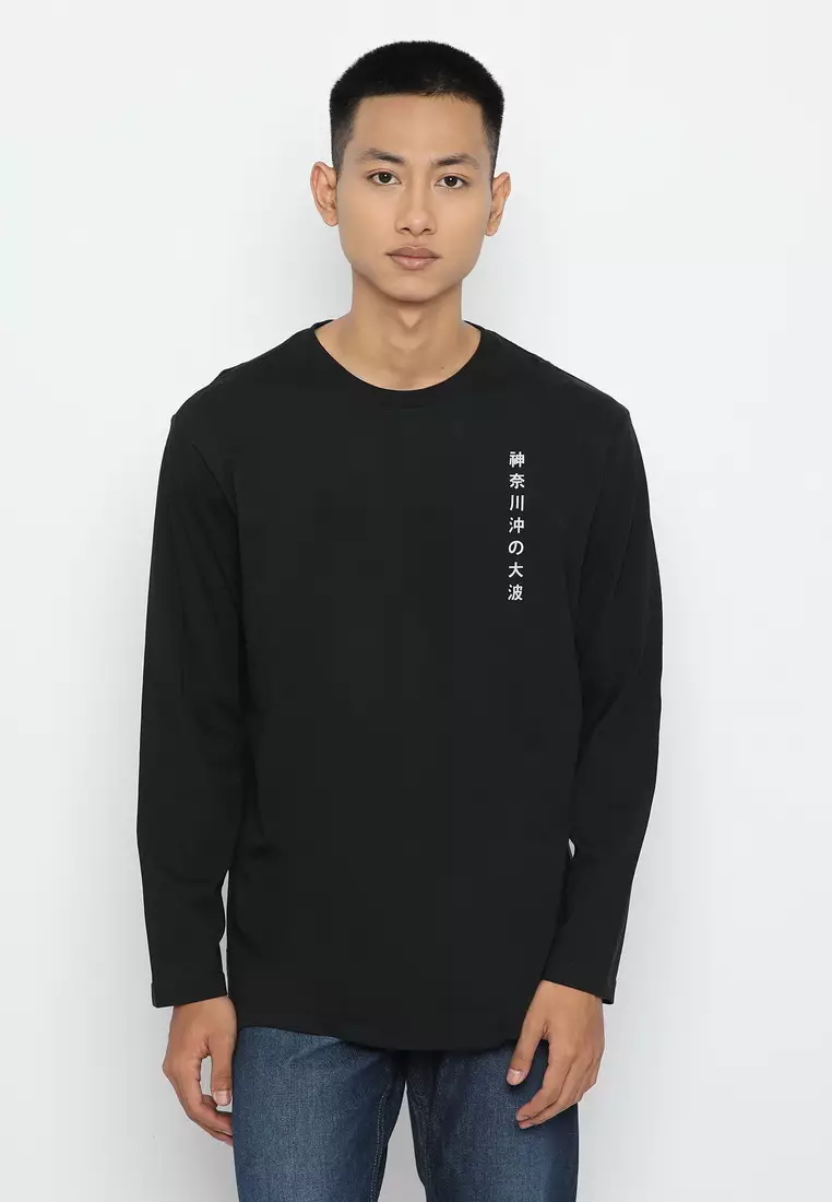 XTRAORDINARY (XO) T-Shirt Cotton Combed Lengan Panjang Pria 2073190973