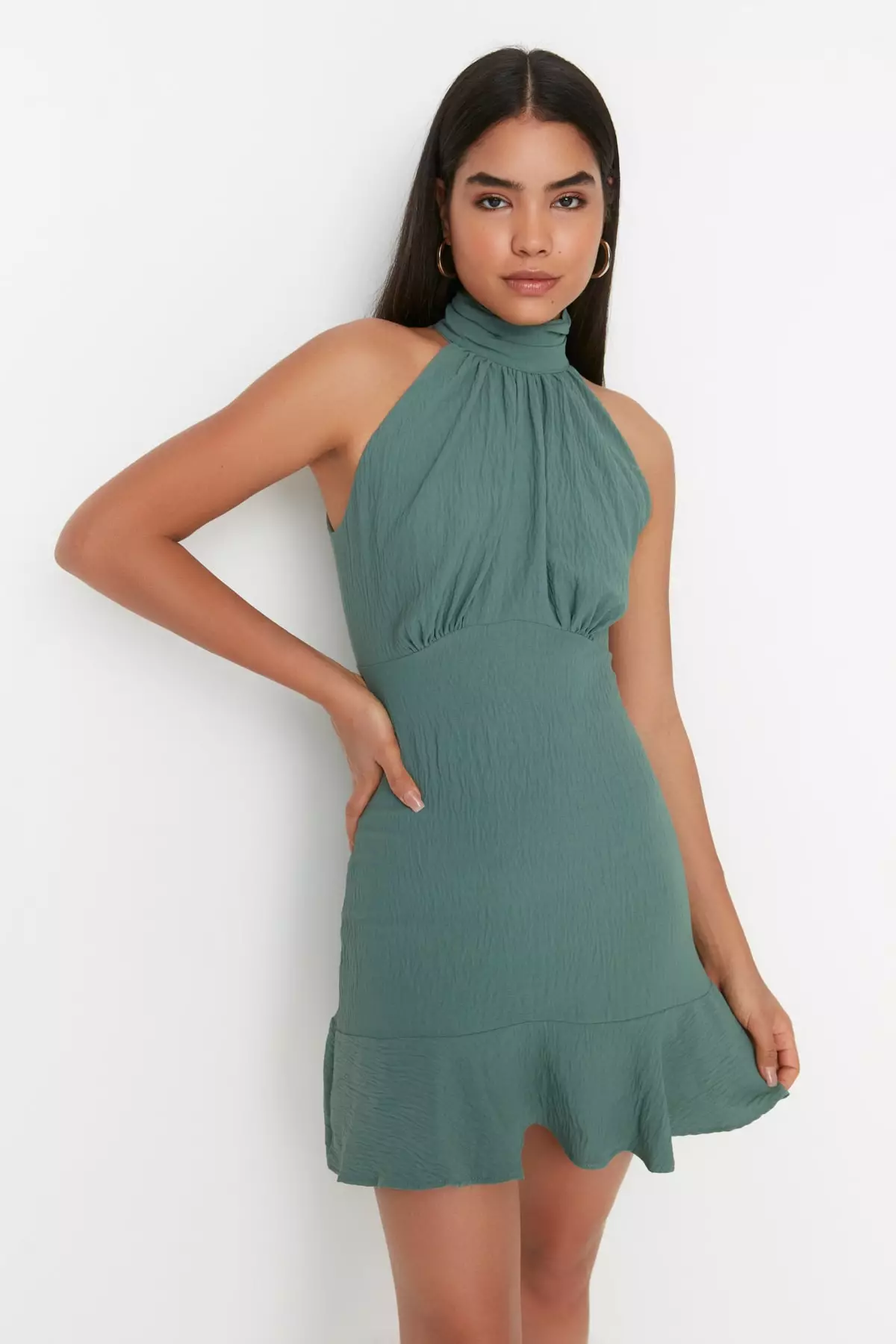 Mini Halter Neck Dress