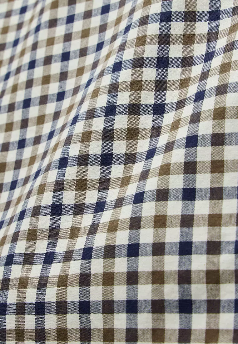 MENS MID HOUSE CHECK IVAN CHECK MID HOUSE CHECK WOVEN SHORT