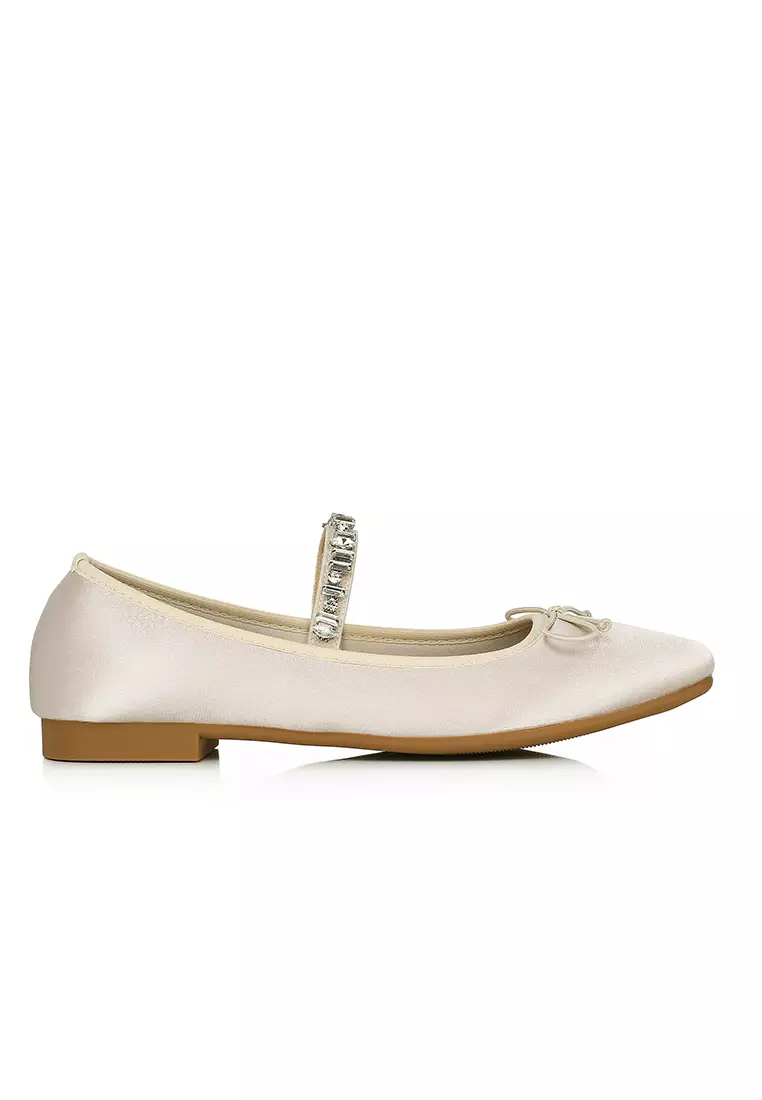 Discount on Milliot & Co.  shoes - SKU: Celeste Crystal-Strap Ballerina & Flats
