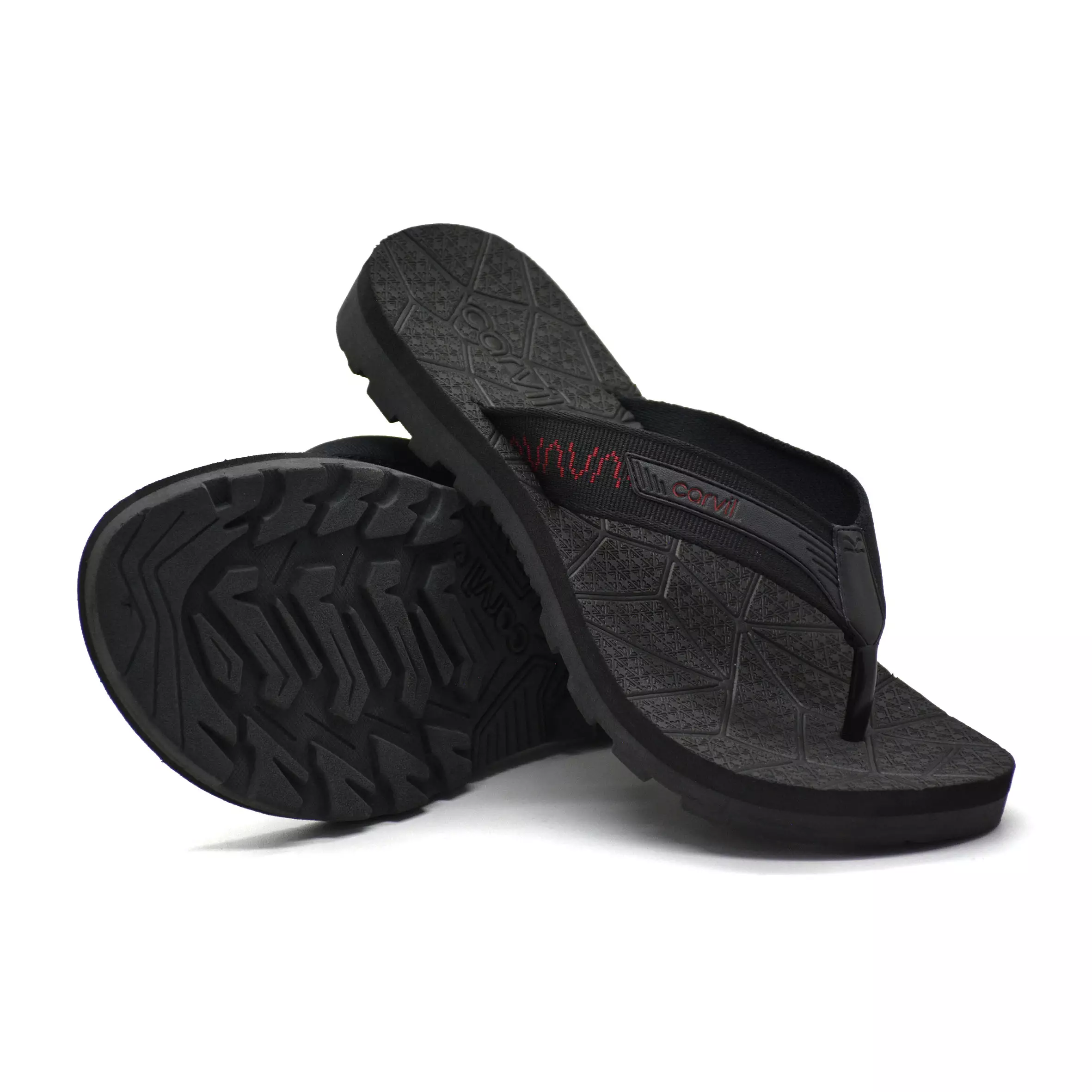 Carvil Sandal Pria Elvigo-Me Black/Marron