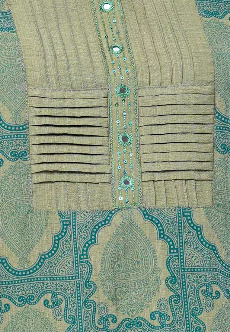 Le Reve Morrocon Printed Relaxed Straight Cut Tunic