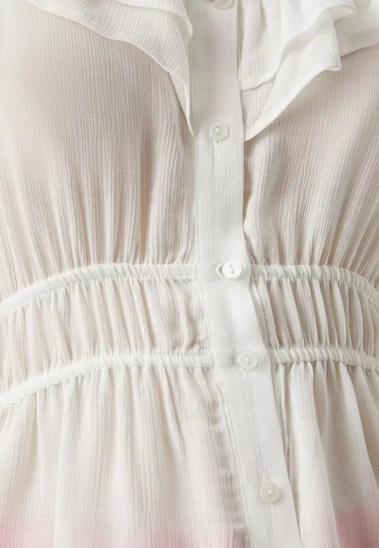 Ruffle Long Sleeves Blouse