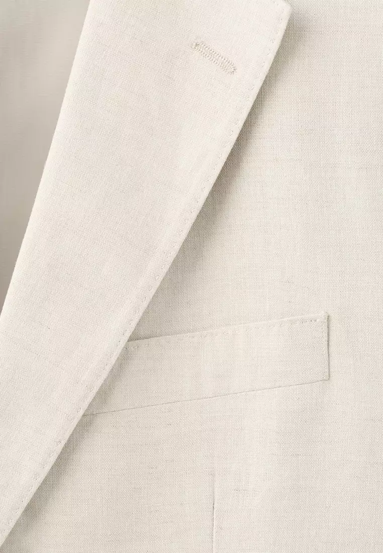 Amalfi 100% Linen Slim-Fit Suit Jacket