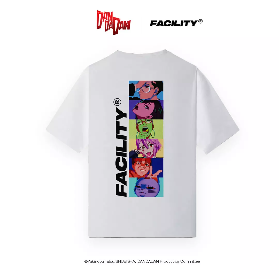 FACILITY Dandadan - DDD Comic Tee - White
