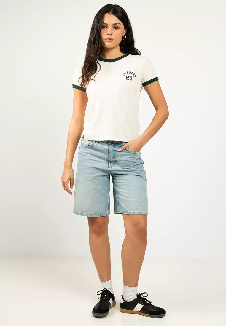 Athletic Ringer Fitted T-Shirt