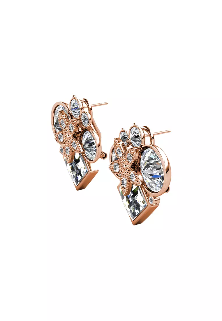 Myriad Belle Earring RG - Anting Crystal Luvea Collection by Her Jewellery