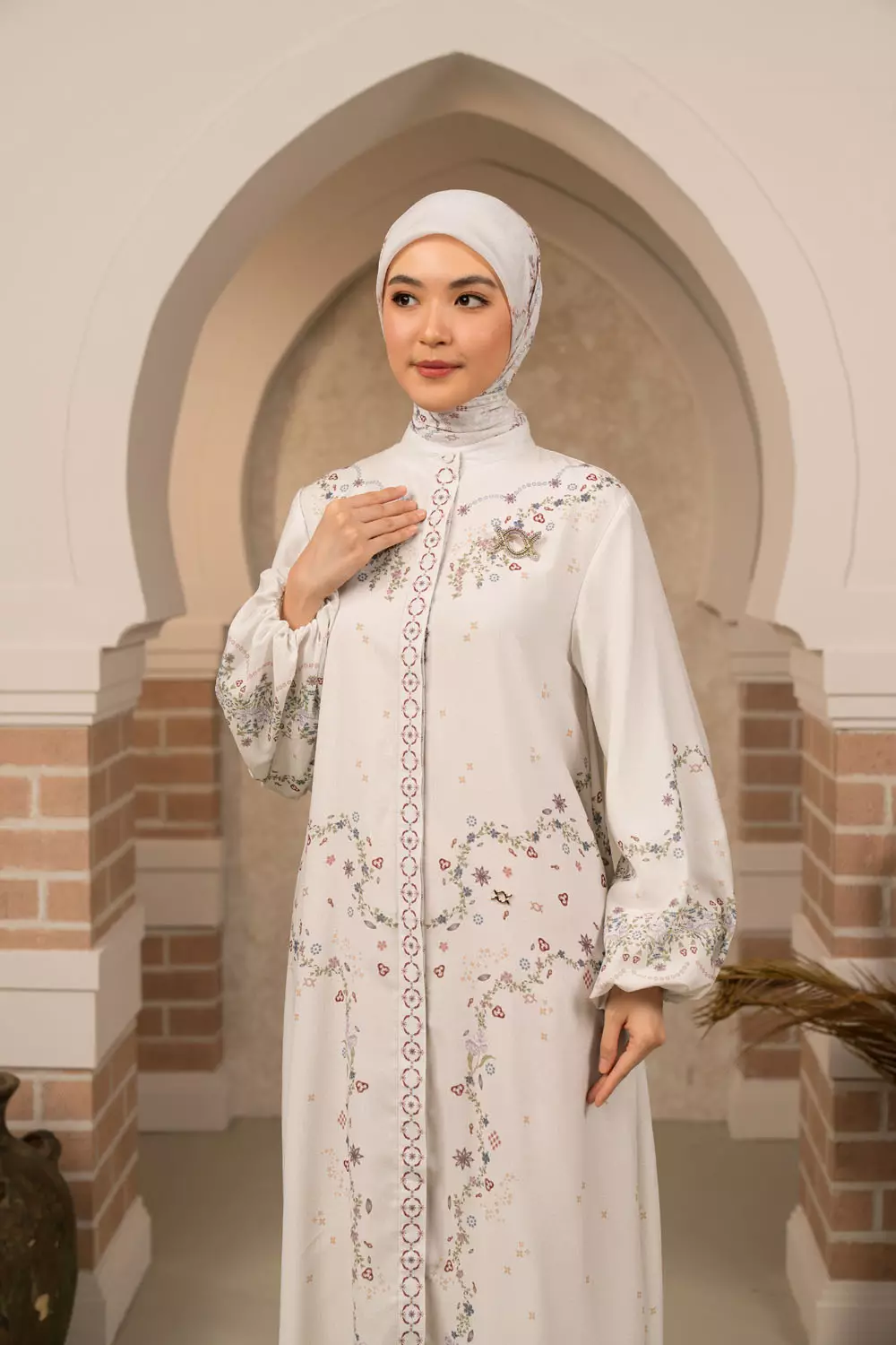 Klamby - Ranum Dress Cloud Dancer
