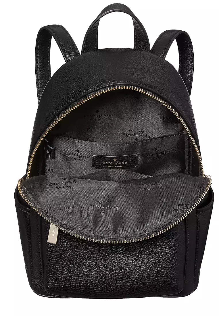 Kate spade backpack black and white deals