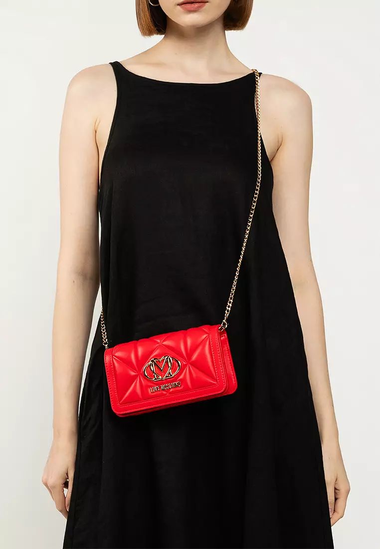 Quilted Embossed Crossbody Bag (nt)