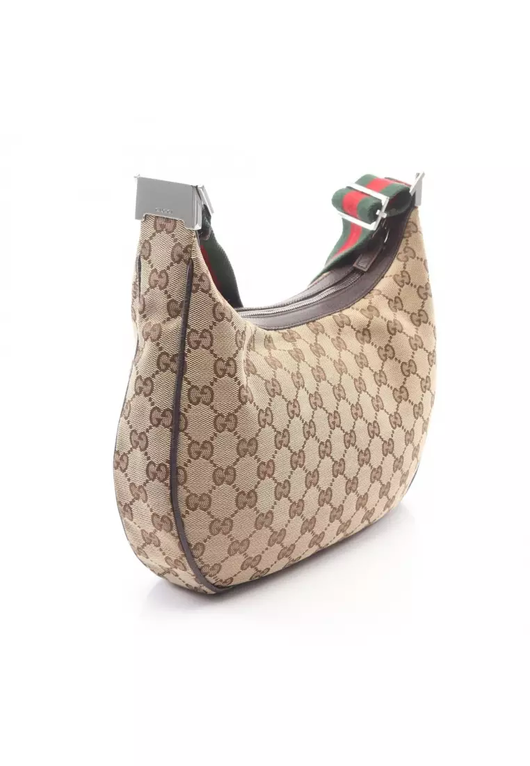 Buy GUCCI Pre-Loved Gucci sherry line GG canvas Shoulder bag