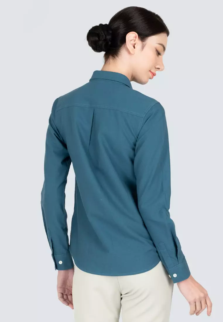 Polo Haus - Women’s Oxford Long Sleeve Shirt WBWLS001